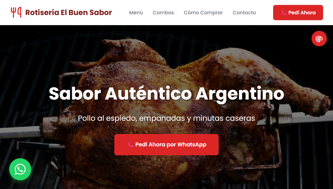 Pagina para Rotisería